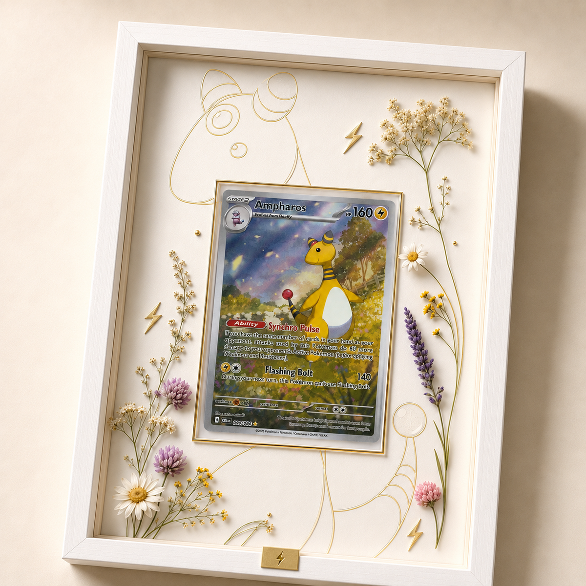 Ampharos Botanical Collector Frame 1/1